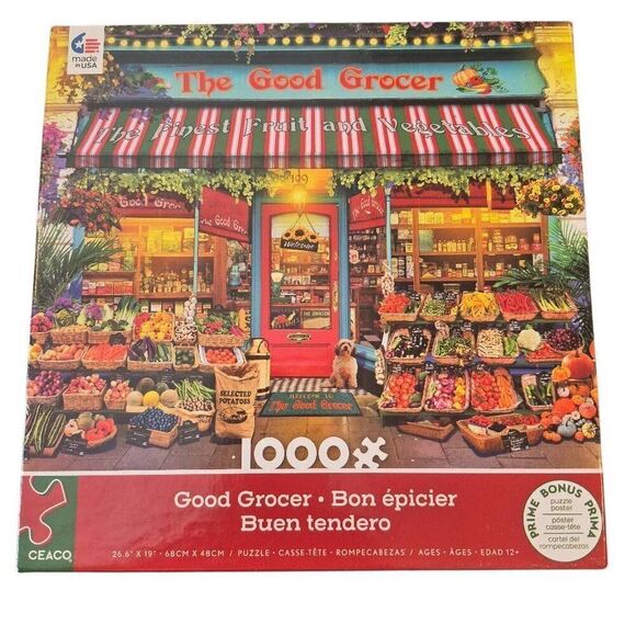 Ceaco Good Grocer 1000 pc Jigsaw Puzzle - Picture 2 of 6